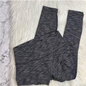 Lululemon High Rise Wunder Train Leggings, size 10 - black and gray
